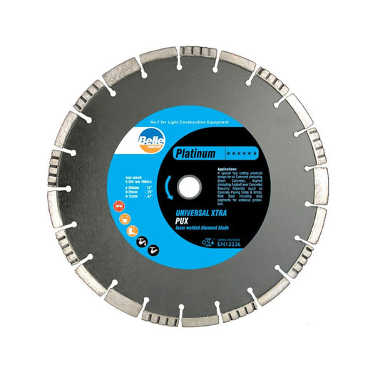 Belle Platinum Universal Xtra (PUX) Diamond Cutting Disc 450mm